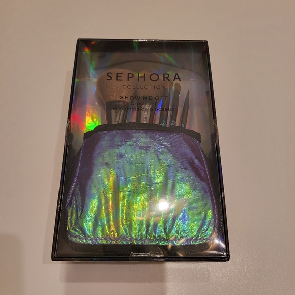 SEPHORA MAKE UP BRUSHES - full size new in gift box All that Sparkle Glitter - Picture 1 of 8